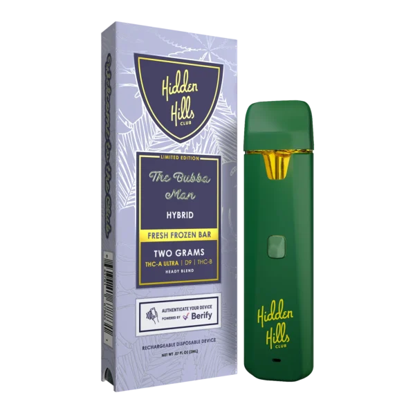 Hidden Hills The Bubba Man product image – THC Blend vape