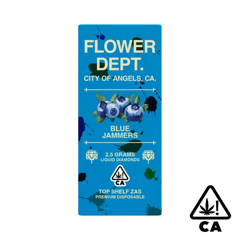Flower Dept Blue Jammers product image – Liquid Diamonds vape
