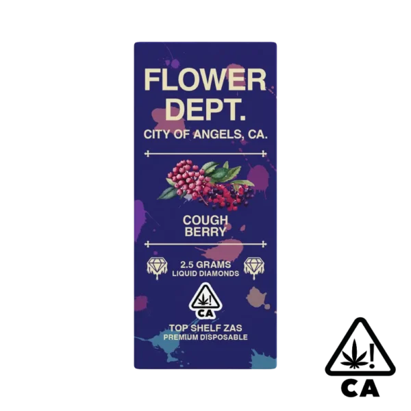 Flower Dept Cough Berry product image – Liquid Diamonds vape
