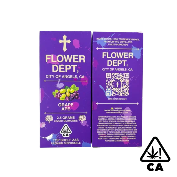 Flower Dept Grape Ape product image – Liquid Diamonds vape