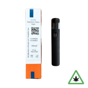 Canadelaar COG Selection THC vape 0.5g product image – Rosin vape indica