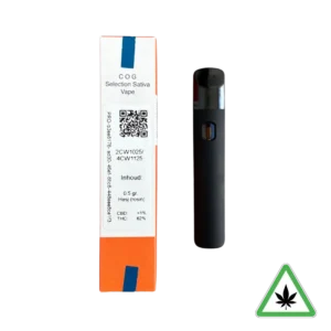 Canadelaar COG Selection THC vape 0.5g product image – Rosin vape sativa