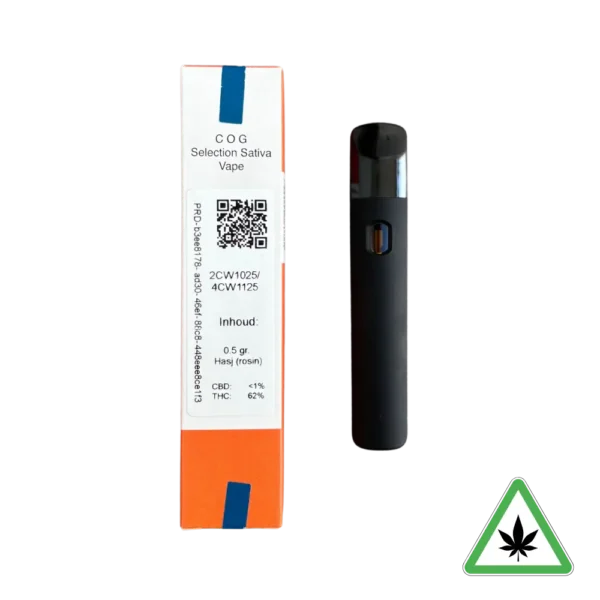 Canadelaar COG Selection THC vape 0.5g product image – Rosin vape sativa