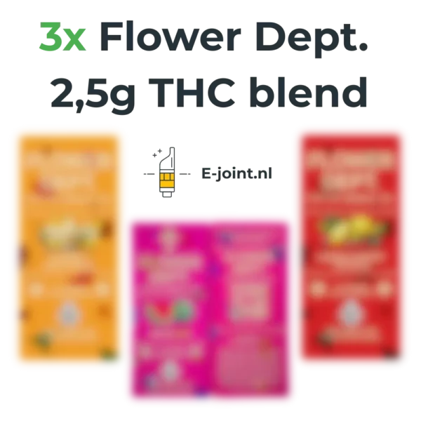 3x Flower Dept. Kit | THC Blend | 7,5g