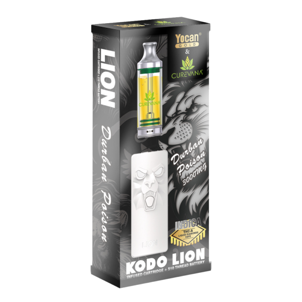 Yocan Gold x Curevana | Durban Poison | THC Blend | 3g | Indica
