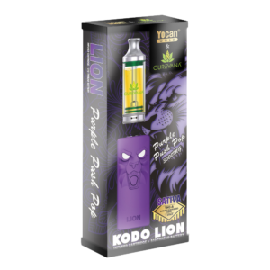 Yocan Gold x Curevana | Purple Push Pop Kodo Lion Kit | THC Blend | 3g | Sativa